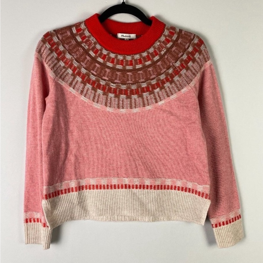 Patterned ski sweater